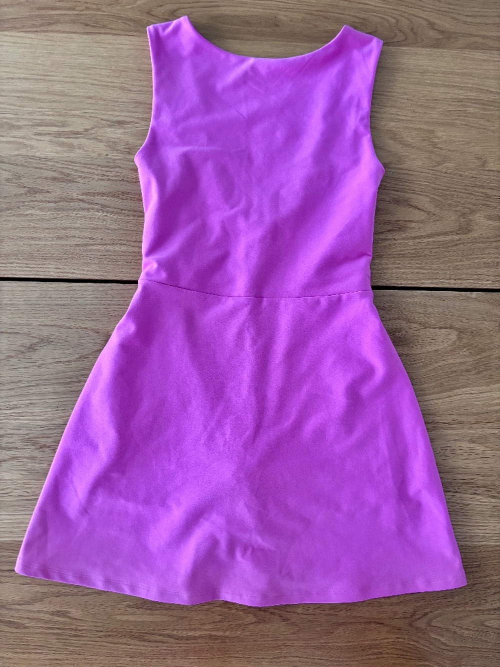 Abercrombie YPB Boat Neck Open Back Sport Dress XS | Orchid
